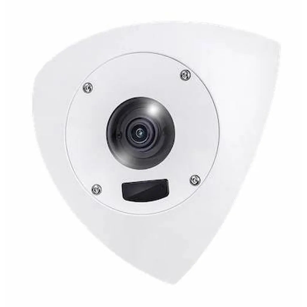 GUNMANSA Indoor/Outdoor Corner 5MP Dome AI Camera; 10M IR; Mic; Anti-Ligature Design
