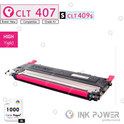 GUNMANSA Inkpower Toner for Samsung CLT K407S Magenta