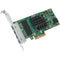 GUNMANSA Intel I350T4V2BLK, Internal, Wired, PCI Express, Ethernet, 1000 Mbit/s