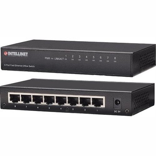 GUNMANSA Intellinet 8 Port Fast Ethernet Office Switch