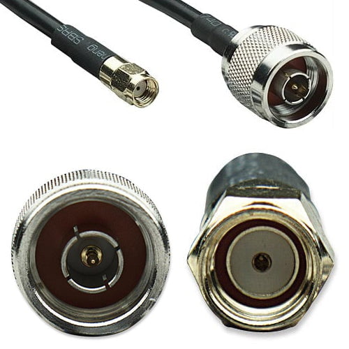 GUNMANSA Intellinet Antenna CFD200 N Type Male & RSP SM Female Cable