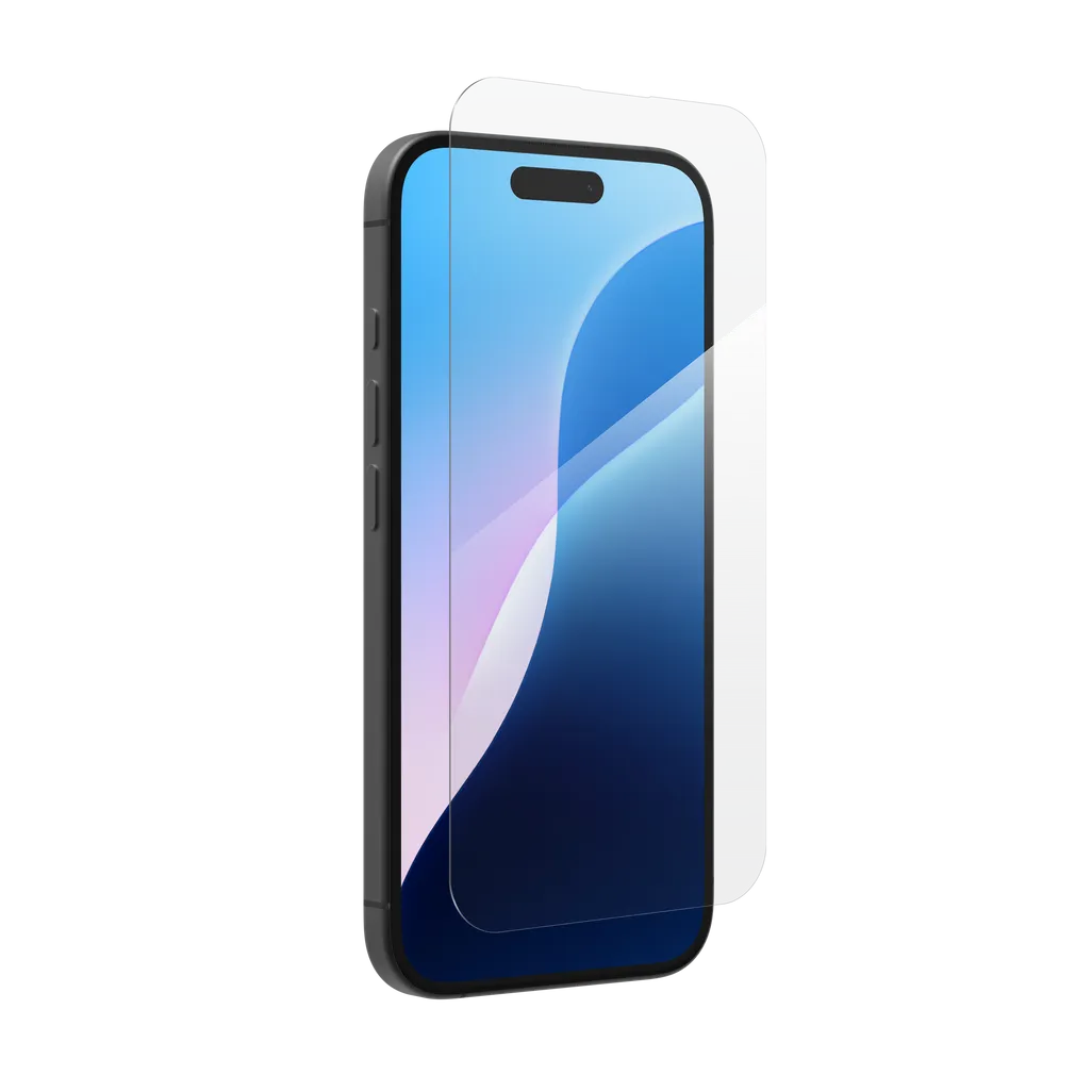 GUNMANSA InvisibleShield Glass Elite Apple iPhone 16/15 Screen, Apple, iPhone 16, Anti-bacterial
