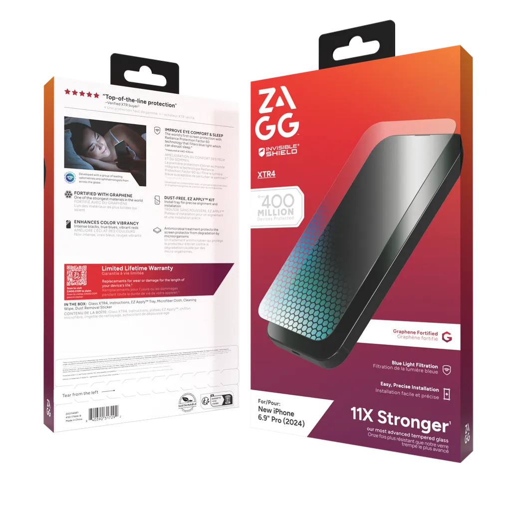 GUNMANSA InvisibleShield Glass XTR4 Apple iPhone 16 Pro Max Screen, Apple, iPhone 16 Pro Max