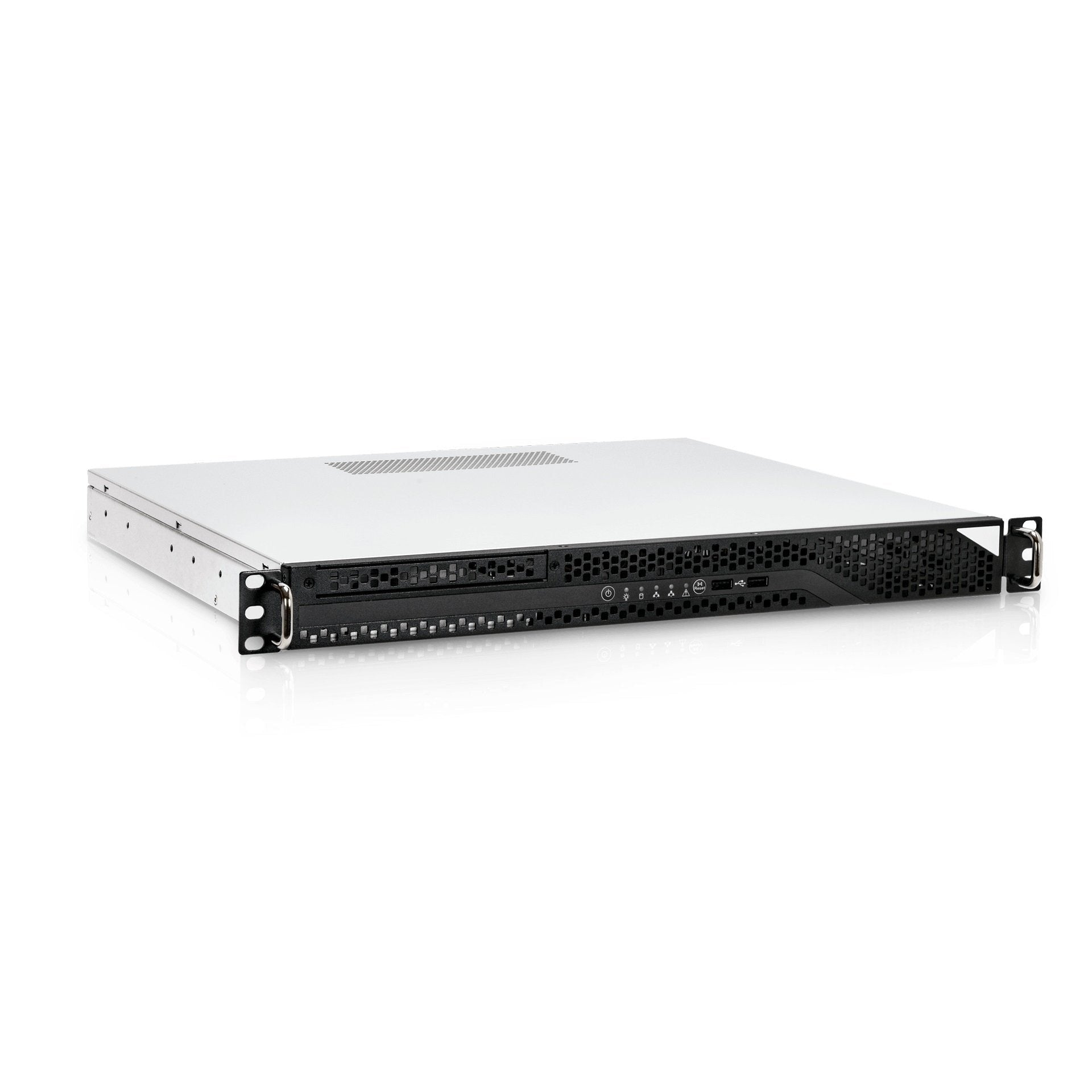 GUNMANSA InWin RA100 RA100-S315.B3 1U Compact Rackmount Server Chassis with 315W 80+ Gold Power Supply, Front USB 3.0 Ports x 2