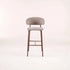 GUNMANSA ISLA FABRIC BARSTOOL - LATTE