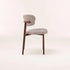 GUNMANSA ISLA FABRIC DINING CHAIR - LATTE