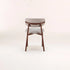 GUNMANSA ISLA FABRIC DINING CHAIR - LATTE
