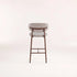 GUNMANSA ISLA FABRIC KITCHEN STOOL - LATTE
