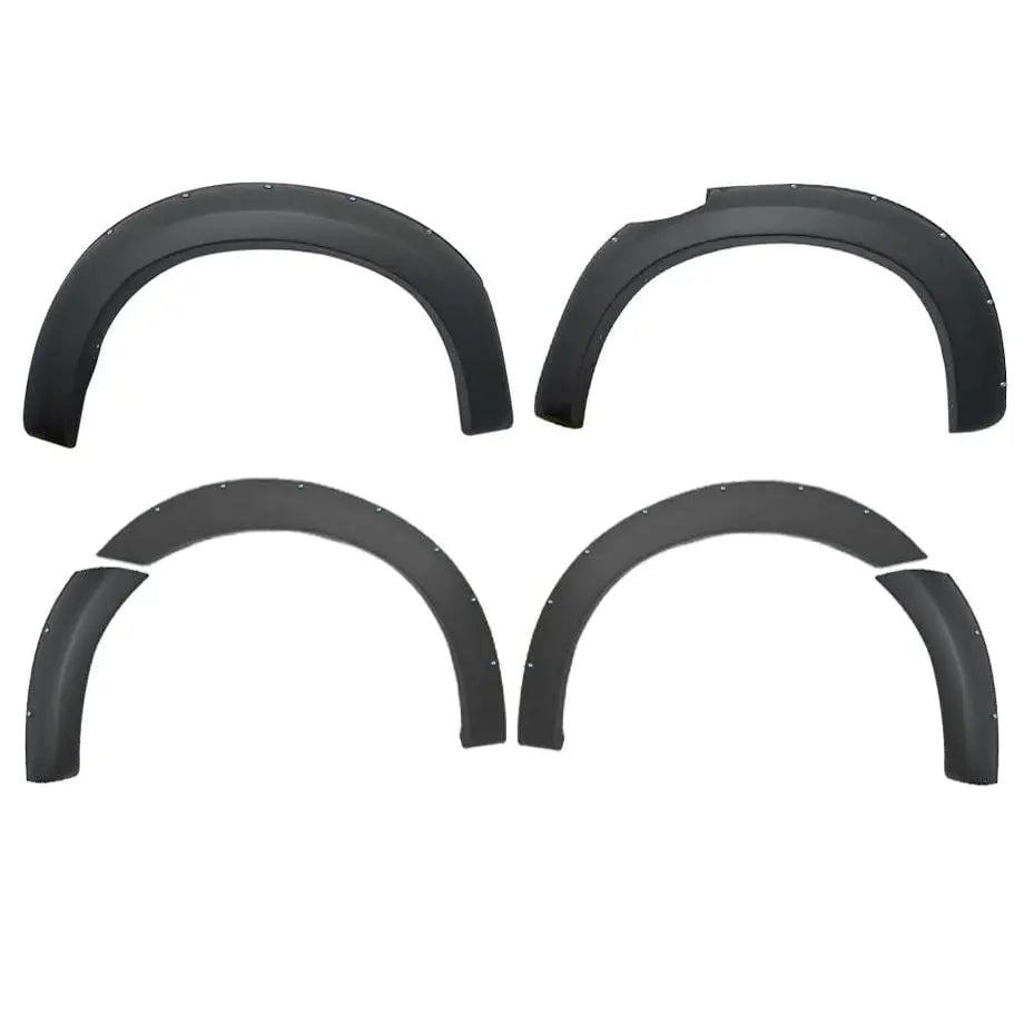 GUNMANSA Isuzu D-Max (13-20) Matte Black Smooth Studded Plastic Wheel Arch Kit (6-Inch)
