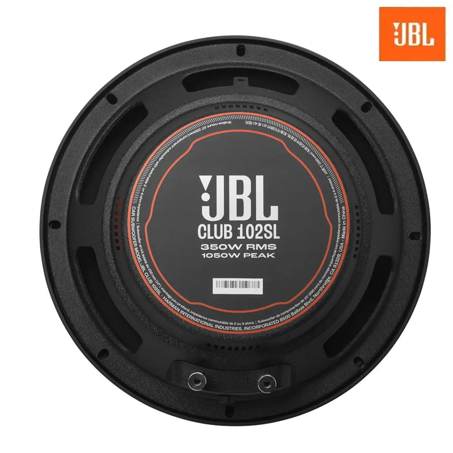 GUNMANSA JBL Club 102SL 10-Inch Switchable Slim Subwoofer - 350W RMS