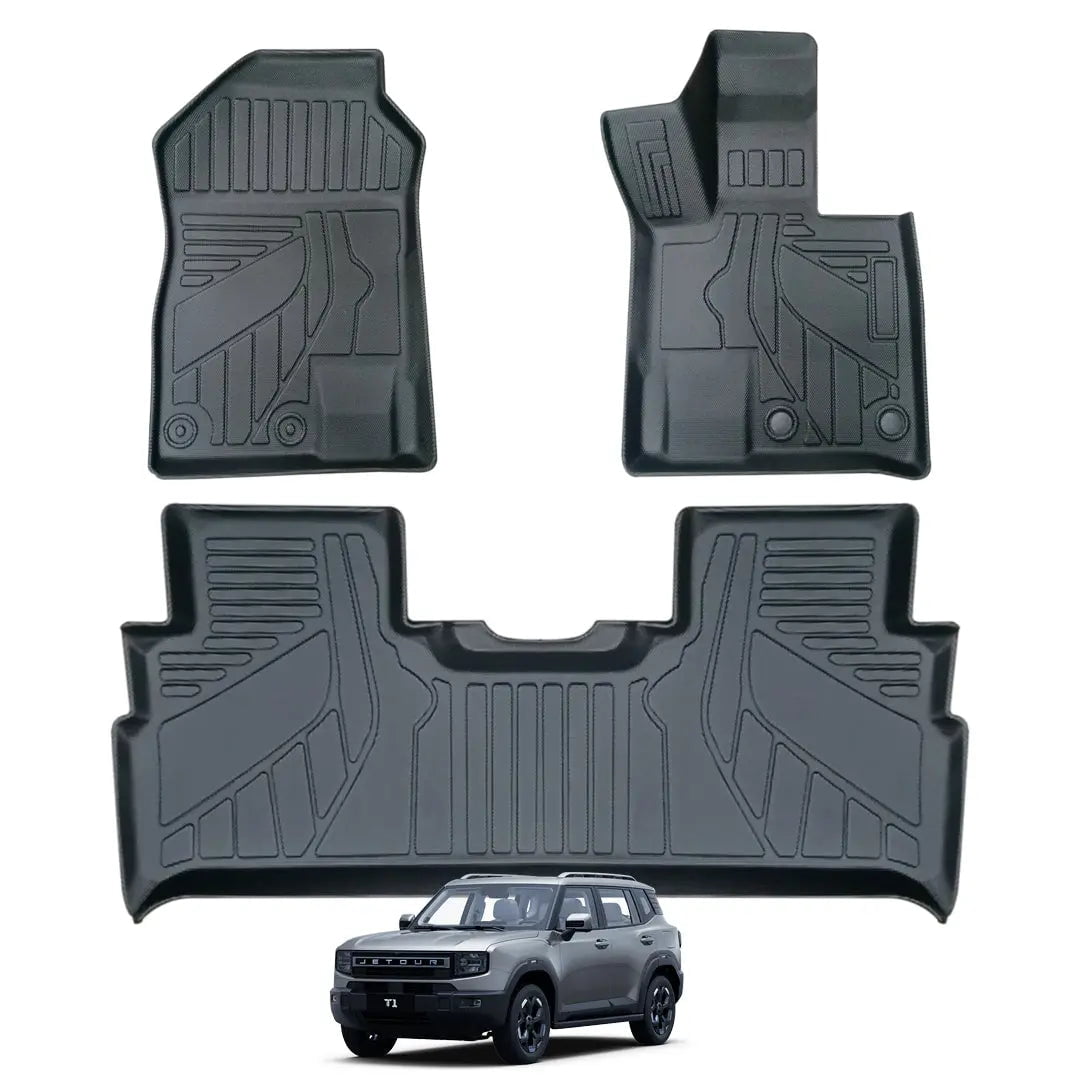 GUNMANSA Jetour T1 (25-On) 3D Moulded Rubber Floor Mats (3-Piece)
