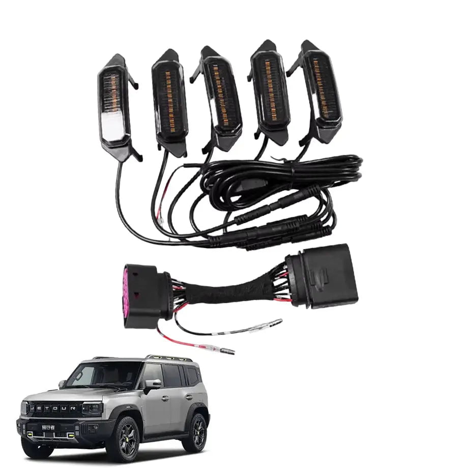 GUNMANSA Jetour T2 (25-On) 5 POD LED Grille Lights With Wiring