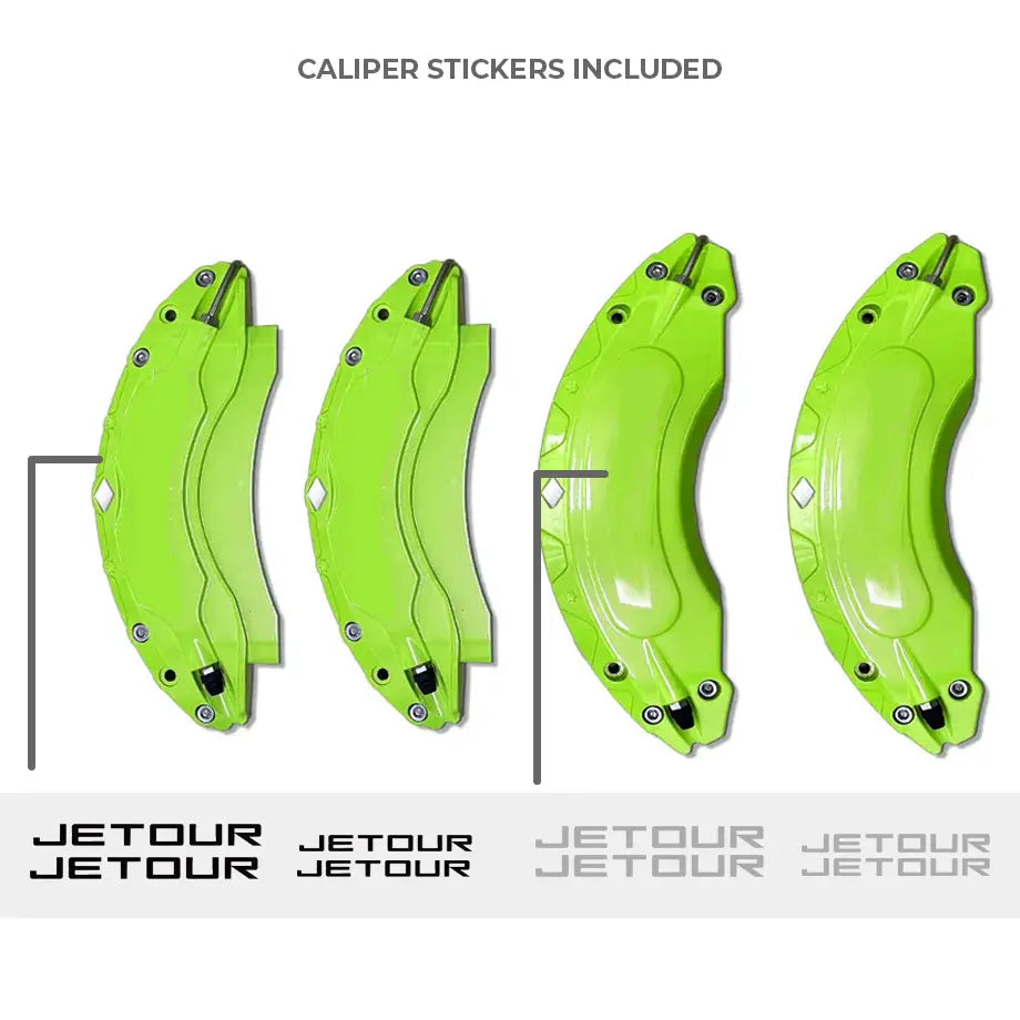 GUNMANSA Jetour T2 (25-On) Aluminium Brake Caliper Covers (Green)