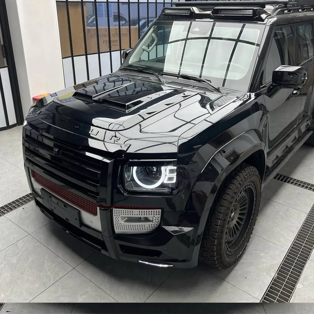 GUNMANSA Jetour T2 (25-On) Dark Knight Edition Gloss Black Plastic Bonnet Scoop