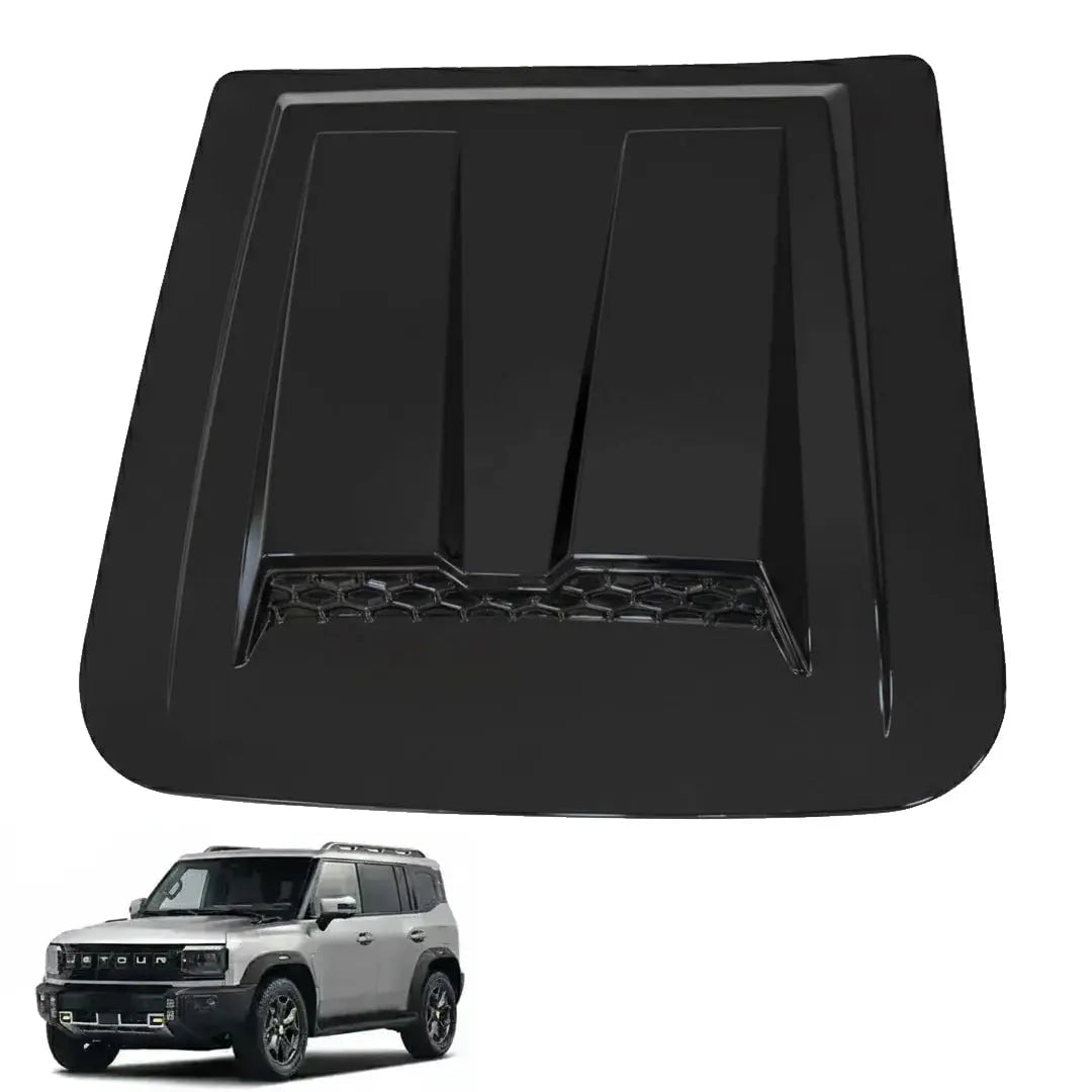 GUNMANSA Jetour T2 (25-On) Dark Knight Edition Gloss Black Plastic Bonnet Scoop