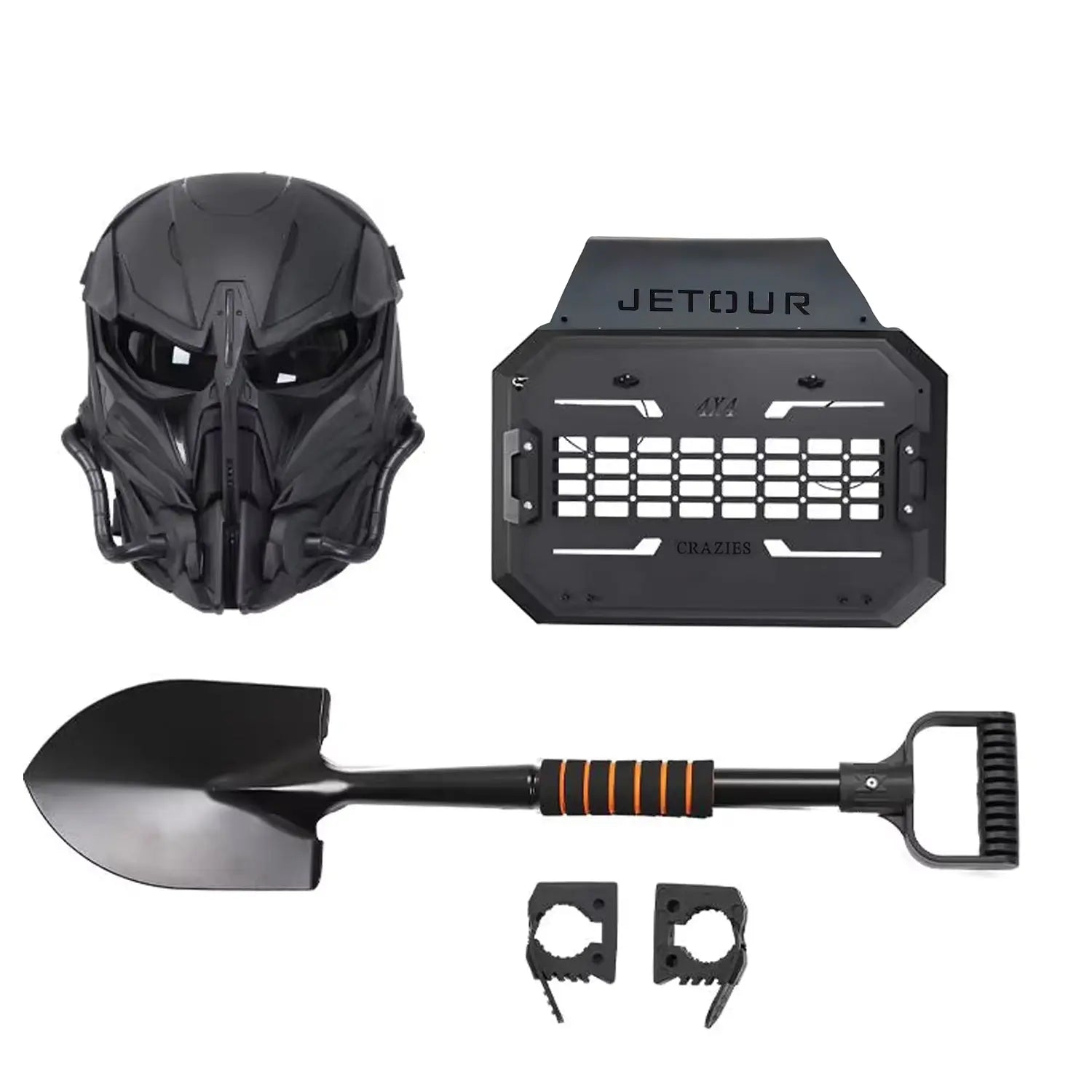 GUNMANSA Jetour T2 (25-On) Dark Knight Edition Molle Side Panel With Shovel & Mask