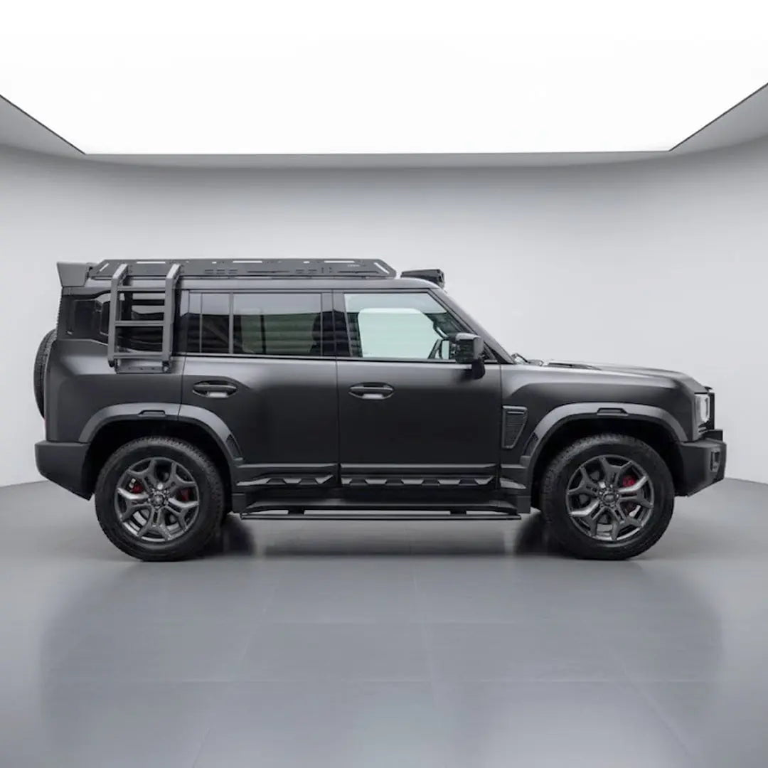 GUNMANSA Jetour T2 (25-On) Dark Knight Style Matte Black Door Cladding