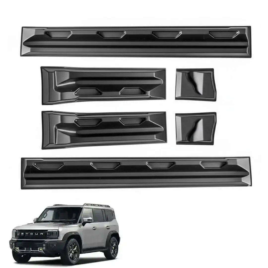 GUNMANSA Jetour T2 (25-On) Dark Knight Style Matte Black Door Cladding