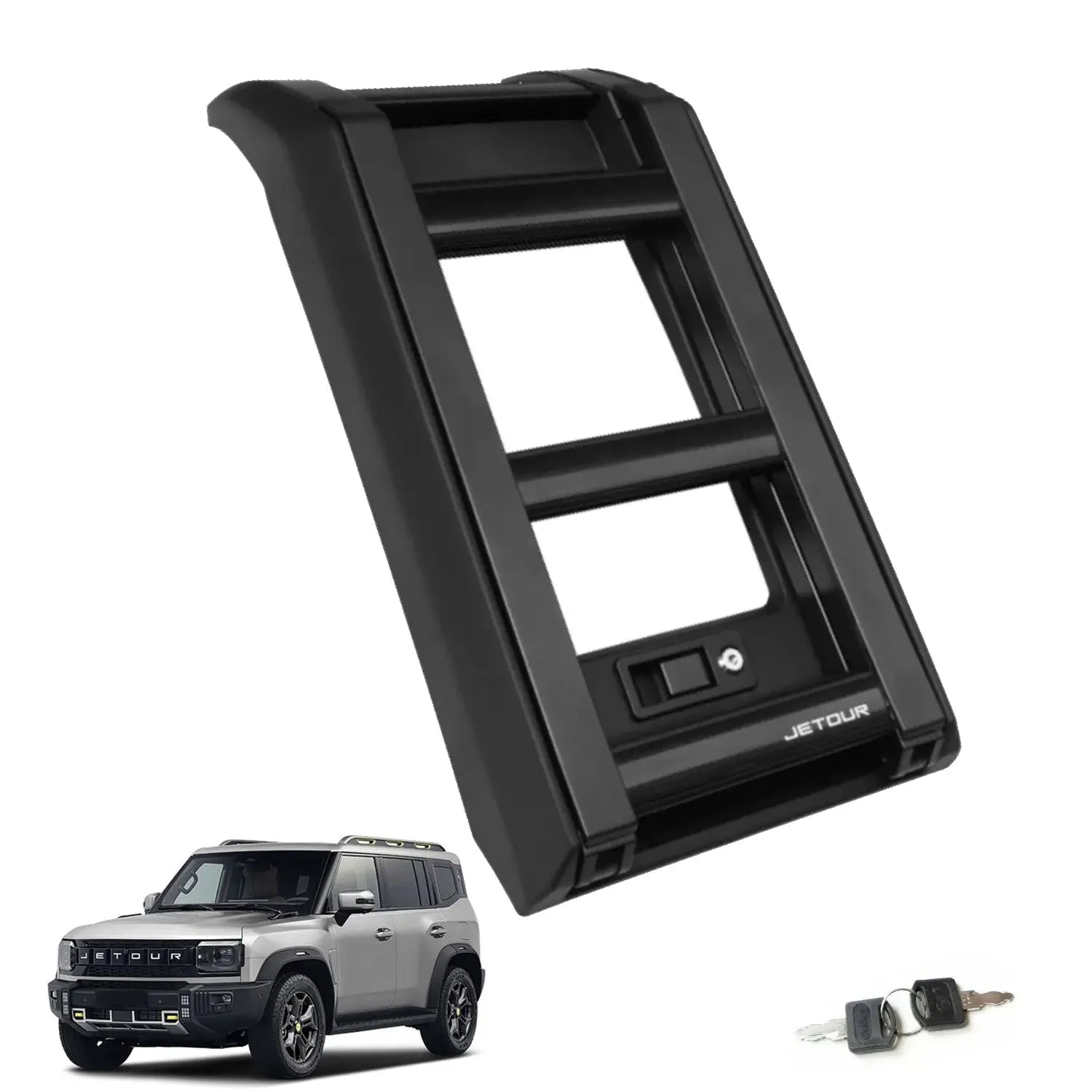 GUNMANSA Jetour T2 (25-On) Defender Style Aluminium Folding Ladder