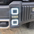 GUNMANSA Jetour T2 (25-On) Defender Style Square Mount Front Bumper Lights