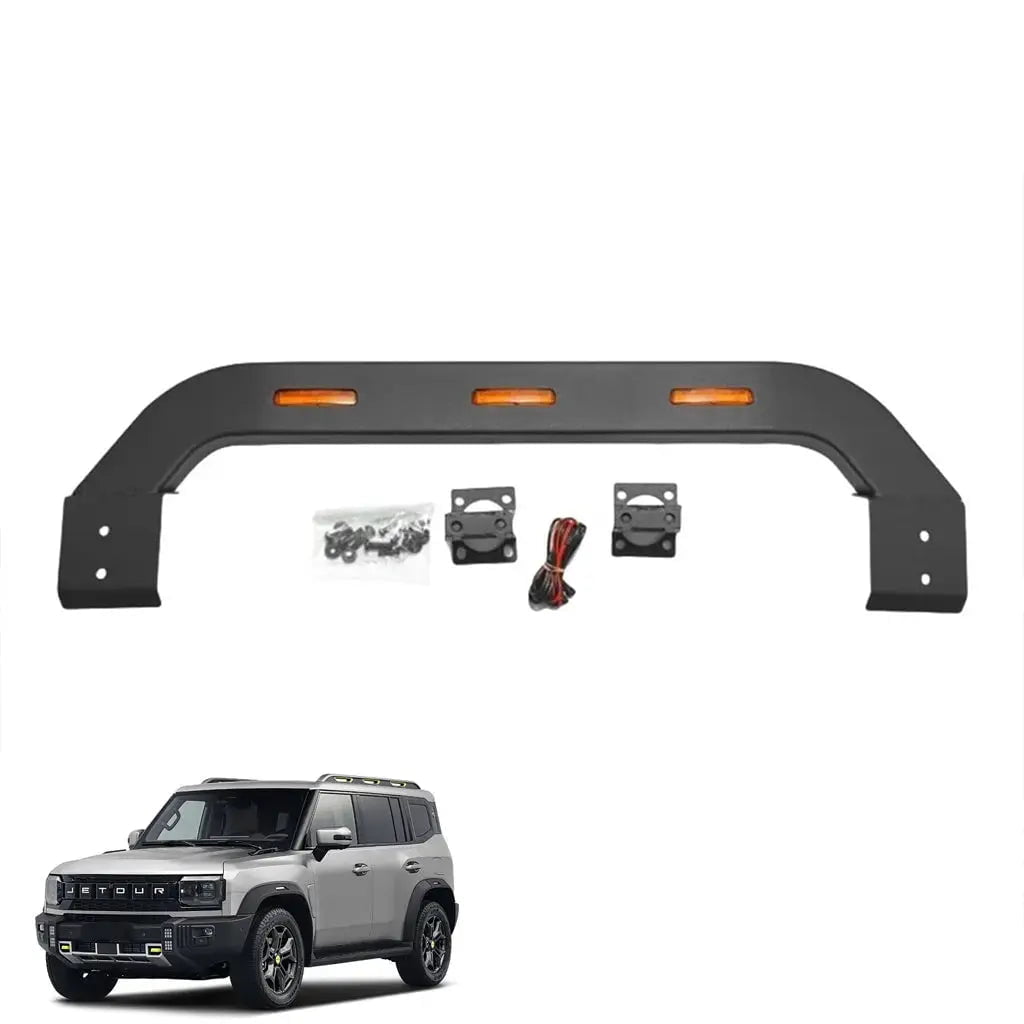 GUNMANSA Jetour T2 (25-On) Front Bumper LED Brush Guard Bull Bar