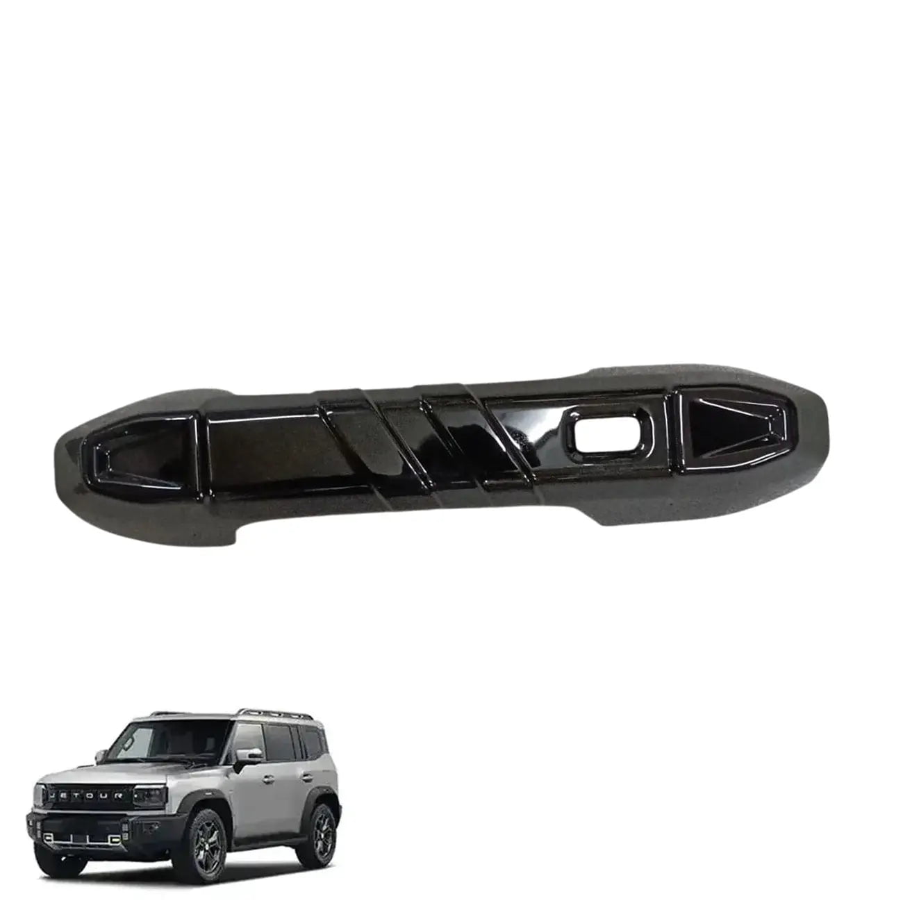 GUNMANSA Jetour T2 (25-On) Gloss Black Rear Tailgate Door Handle Cover