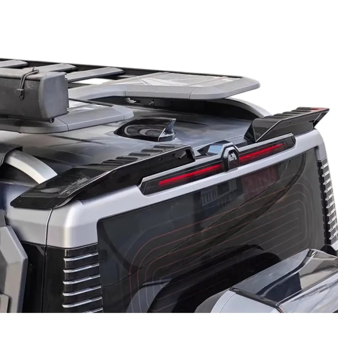 GUNMANSA Jetour T2 (25-On) Hurricane Series Gloss Black 2-Piece Roof Spoiler