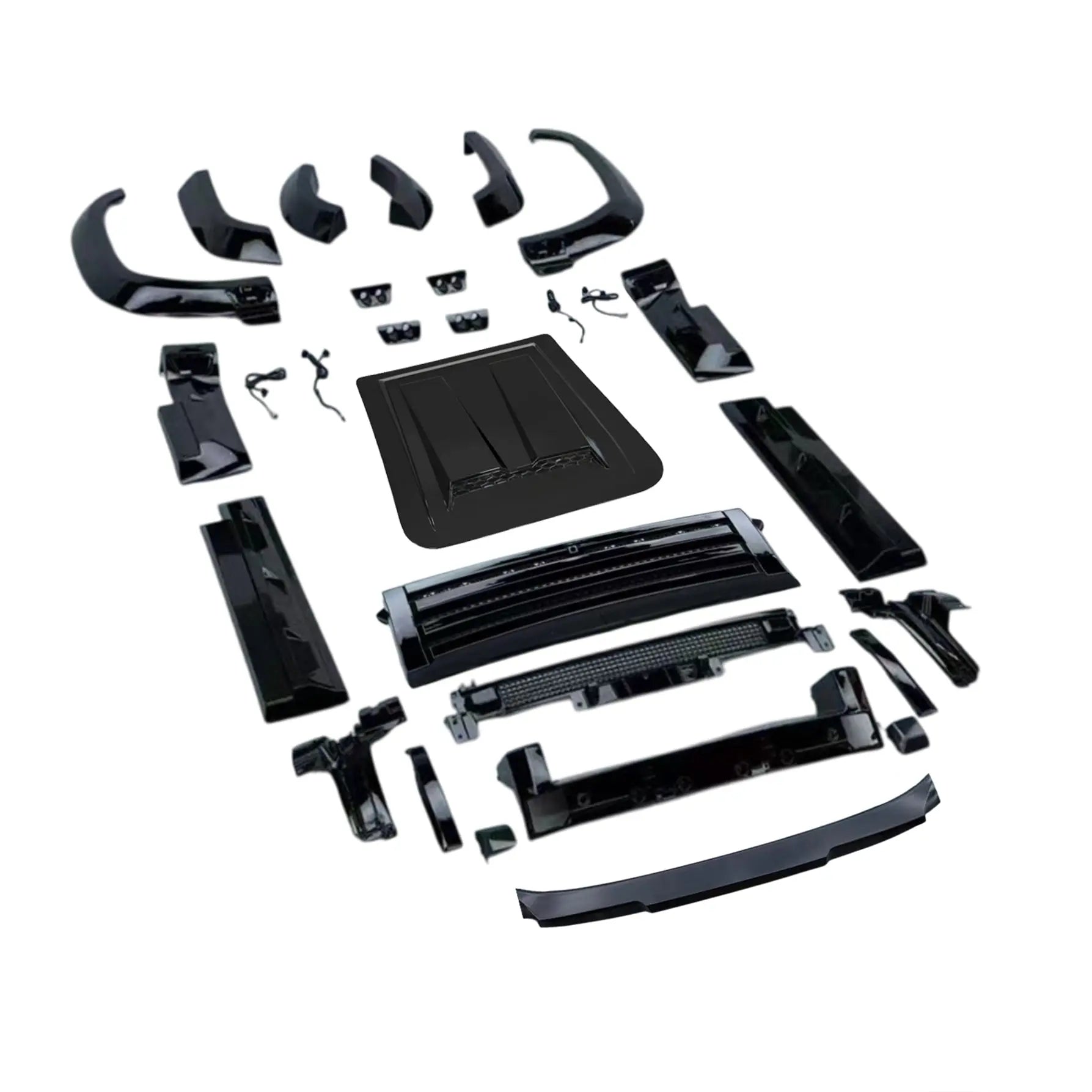 GUNMANSA Jetour T2 (25-On) Knight 007 Gloss Black Upgrade Body Kit