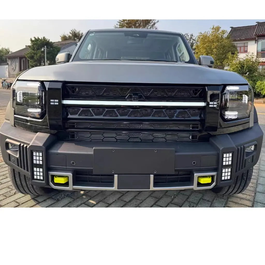 GUNMANSA Jetour T2 (25-On) LED Light Bar Design Gloss Black Upgrade Grille