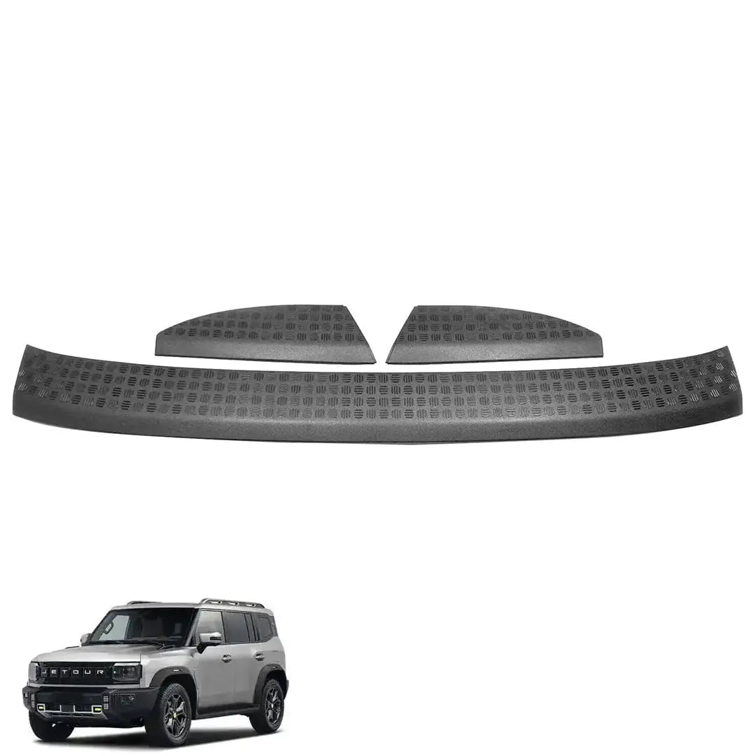 GUNMANSA Jetour T2 (25-On) Matte Black 3-Piece Stick-On Bonnet Guard