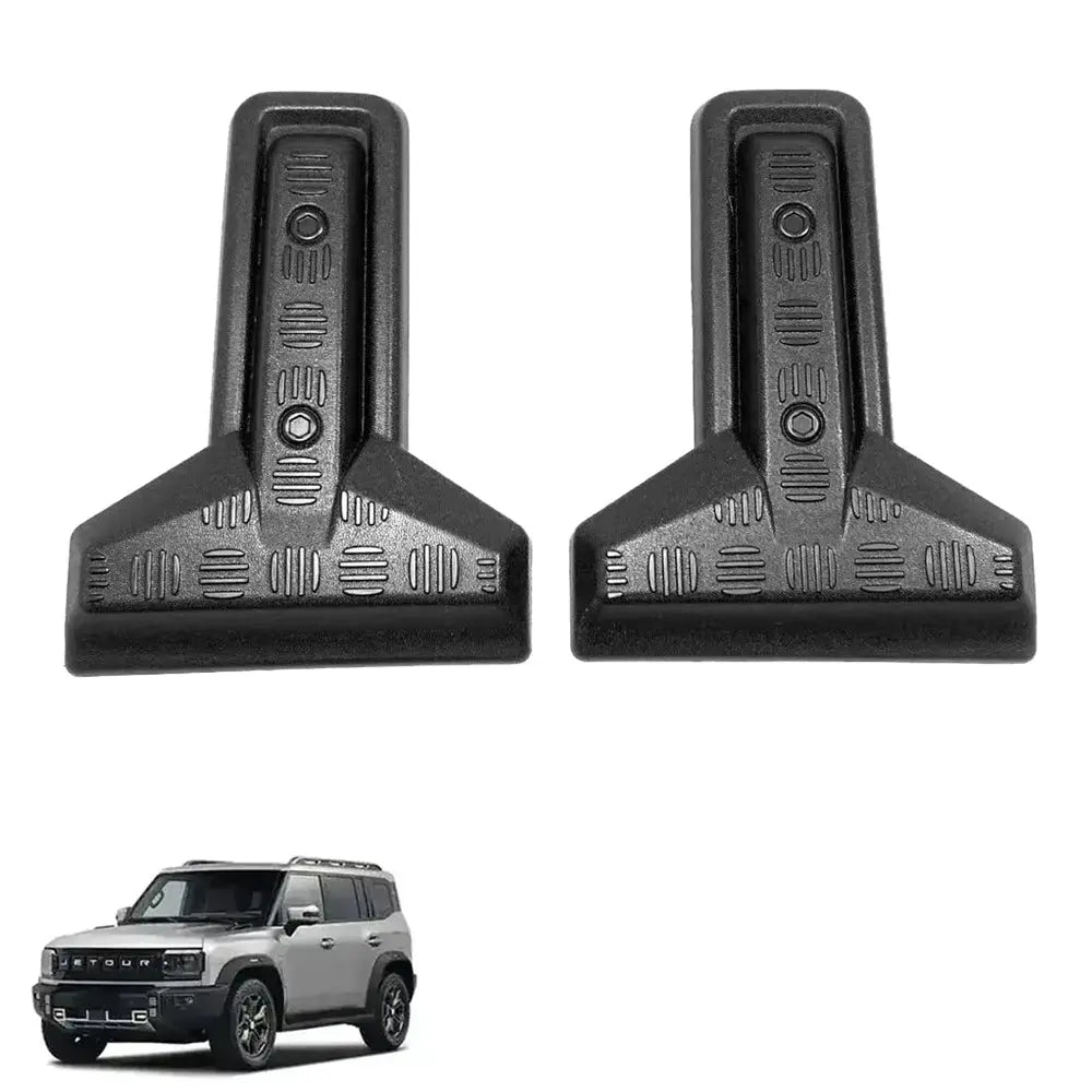GUNMANSA Jetour T2 (25-On) Matte Black Rear Door Hinge Covers