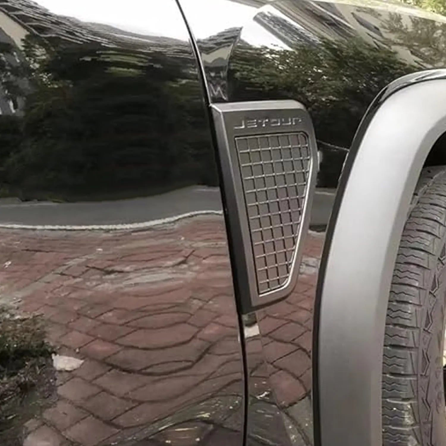 GUNMANSA Jetour T2 (25-On) Matte Black Side Fender Cover - Type A