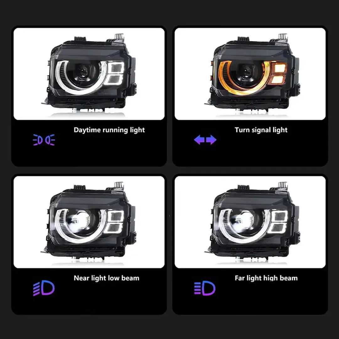 GUNMANSA Jetour T2 (25-On) Premium Defender Style LED Upgrade Headlights