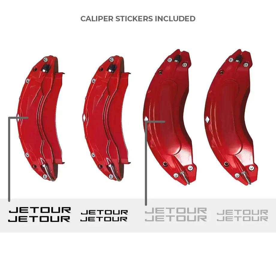 GUNMANSA Jetour T2 (25-On) Red Aluminium Brake Caliper Covers