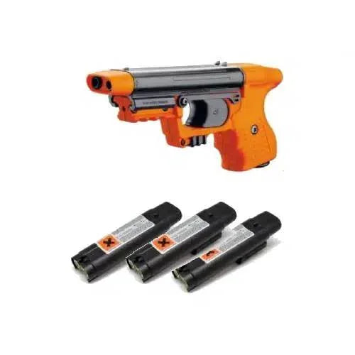 GUNMANSA JPX JET PROTECTOR PEPPER PISTOL + SPARE CARTRIDGES