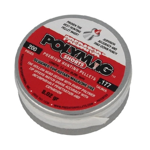 GUNMANSA JSB-1010-01-200 PRED POLYMAG SHORT.177/4.5 8.02G 200 PIECES