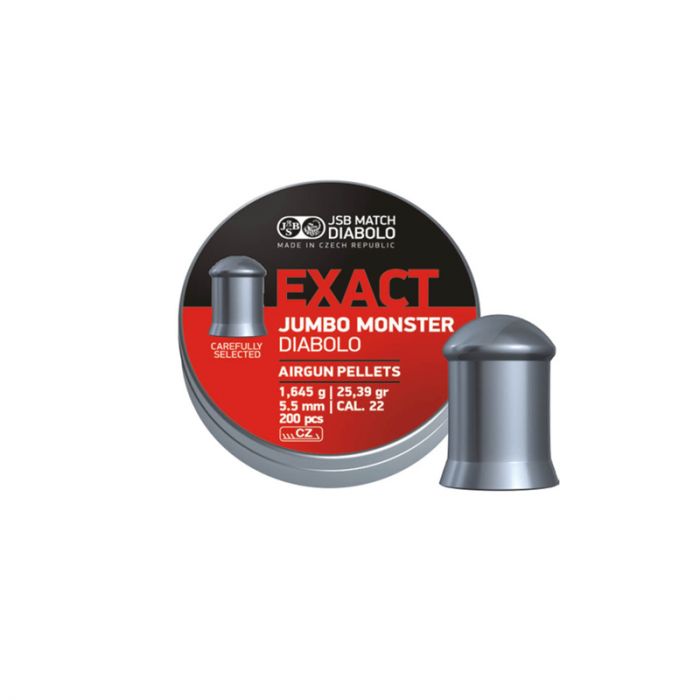 GUNMANSA JSB Diabolo Exact Jumbo Monster Pellets 200ct – JSB-546288