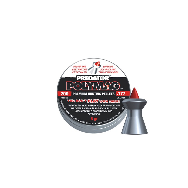 GUNMANSA JSB PREDATOR POLYMAG 4.5MM .177CAL JSB-1001-01-200