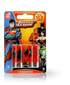 GUNMANSA Justice League 9V 6LR61 Alkaline Batteries Single Pack