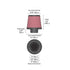 GUNMANSA K&N RG-1001 Performance Cone Air Filter (76mm/89mm/102mm)