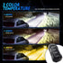 GUNMANSA K14 3-Colour LED Canbus Bulbs With Strobe Function & Wireless Remote - H7