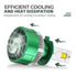 GUNMANSA K14 3-Colour LED Canbus Bulbs With Strobe Function & Wireless Remote - H7