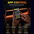 GUNMANSA K28 App Controlled 3-Colour LED Canbus Bulb Kit With Strobe Light Function - 9006