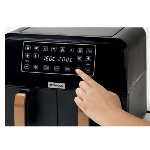 GUNMANSA Kenwood Dual K Healthy Fry Airfryer Black