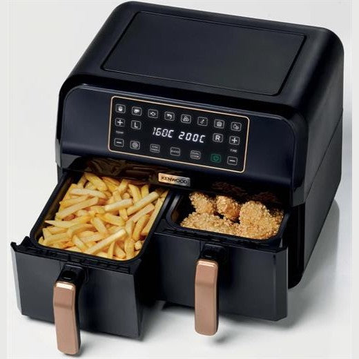 GUNMANSA Kenwood Dual K Healthy Fry Airfryer Black