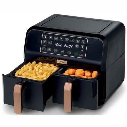 GUNMANSA Kenwood Dual K Healthy Fry Airfryer Black