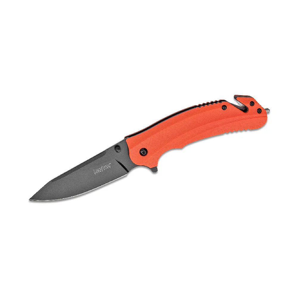 GUNMANSA Kershaw Barricade Orange Blackoxide Knife- K8650