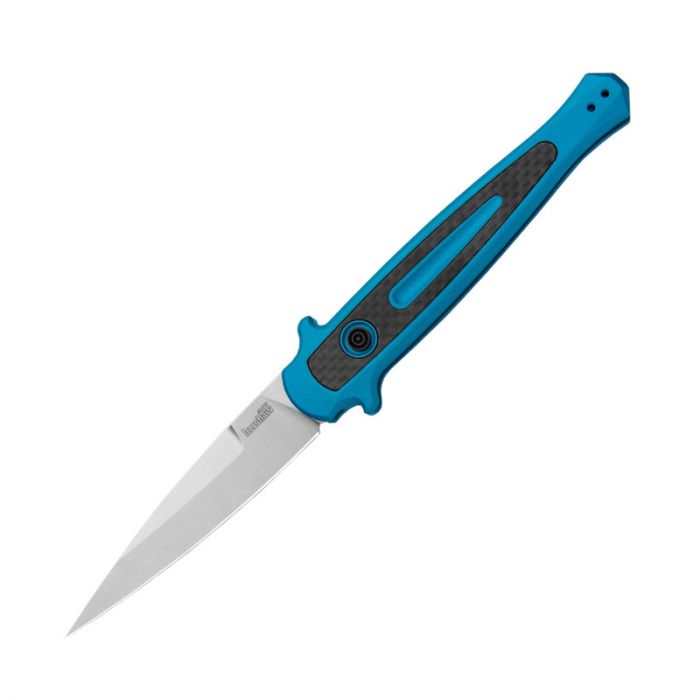 GUNMANSA Kershaw K7150TEALSW Launch 8 Stiletto Automatic Folding Knife