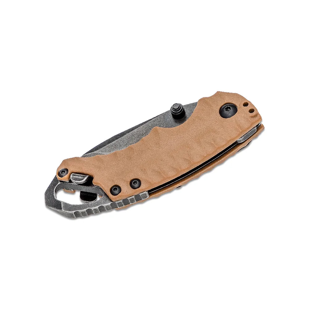 GUNMANSA Kershaw Shuffle II Tanto Tan Folding Knife- K8750TTANBW