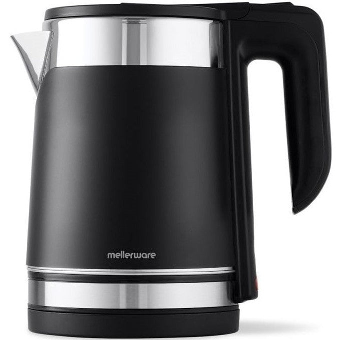 GUNMANSA Kettle Dual Wall 360 Degree Cordless Stainless Steel Black